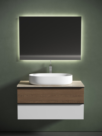 Столешница для ванной комнаты SANCOS  1000х460 ,  TT100A2X